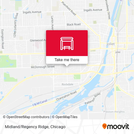 Midland/Regency Ridge map