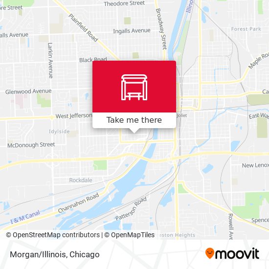 Mapa de Morgan/Illinois