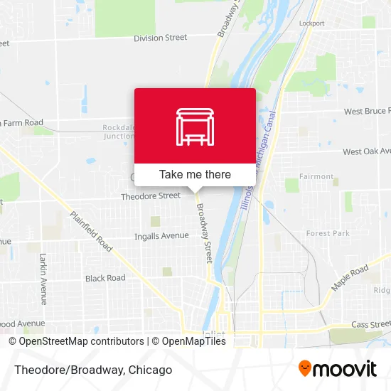 Theodore/Broadway map