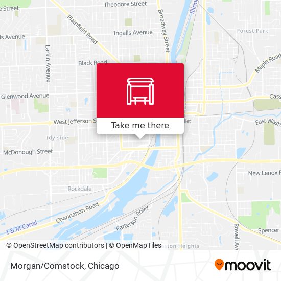 Morgan/Comstock map
