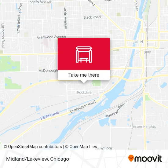 Midland/Lakeview map