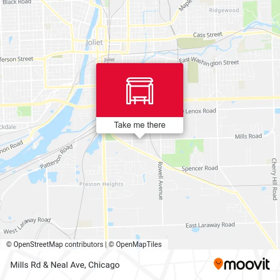 Mills Rd & Neal Ave map
