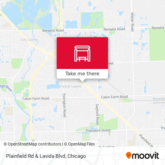 Plainfield Rd & Lavida Blvd map