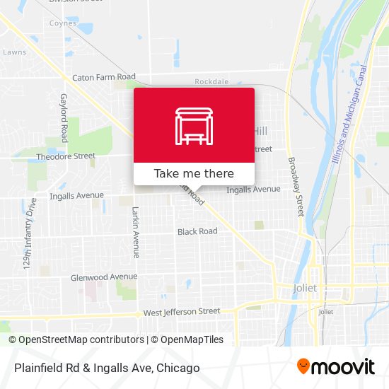 Plainfield Rd & Ingalls Ave map