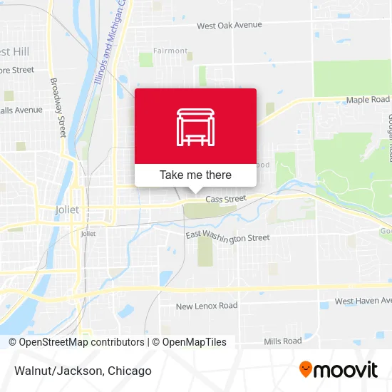Walnut/Jackson map