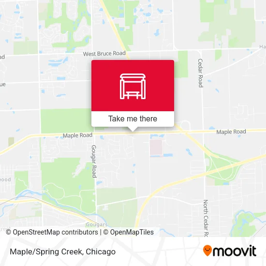 Maple/Spring Creek map