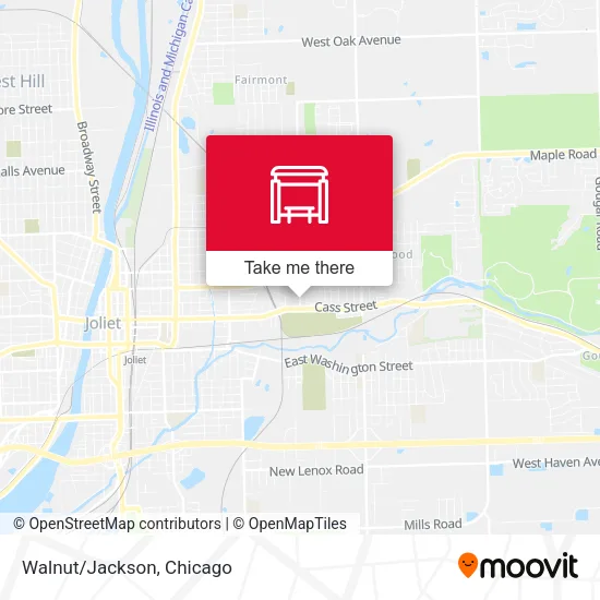 Walnut/Jackson map