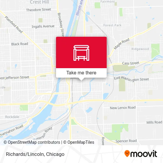 Richards/Lincoln map