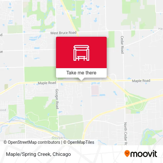 Maple/Spring Creek map
