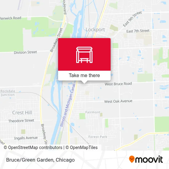 Bruce/Green Garden map