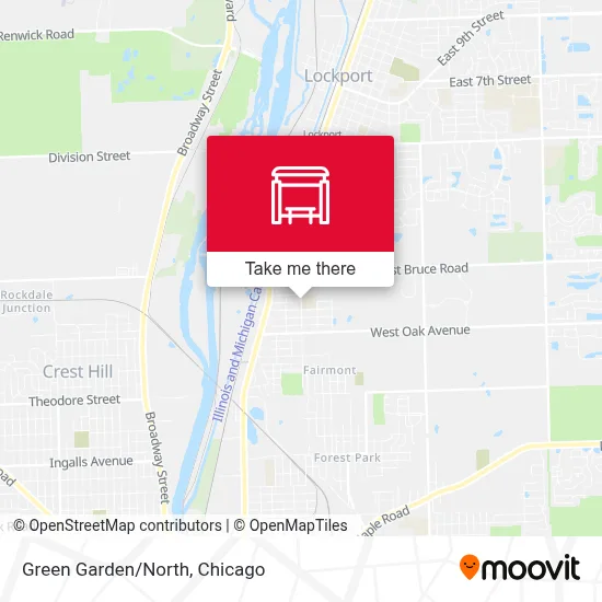 Green Garden/North map