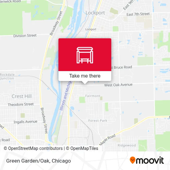 Green Garden/Oak map