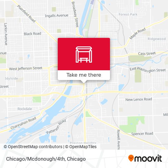 Chicago/Mcdonough/4th map