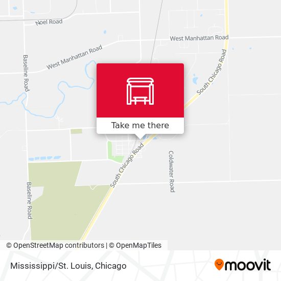 Mapa de Mississippi/St. Louis