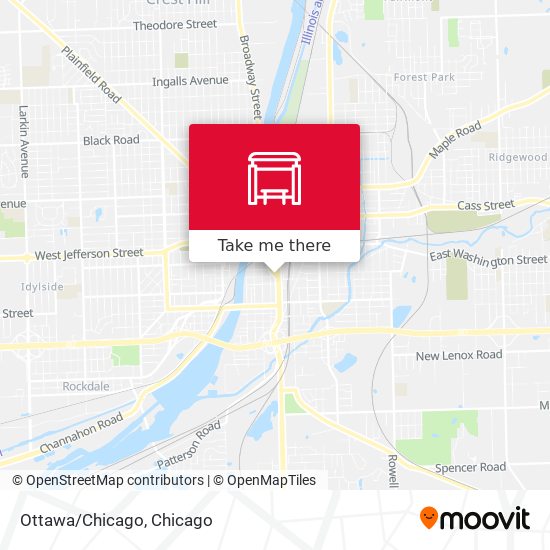 Ottawa/Chicago map