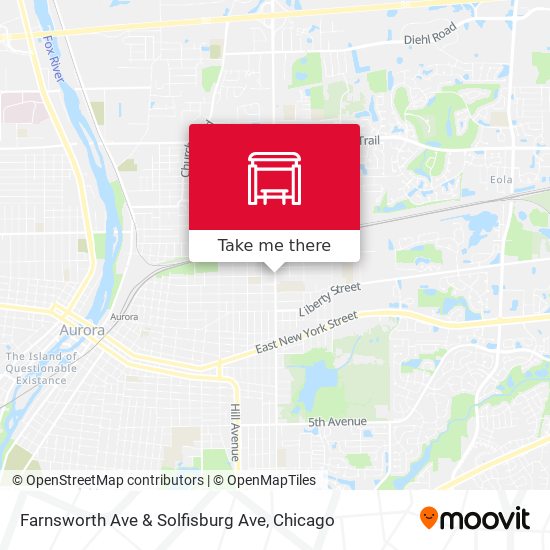 Mapa de Farnsworth Ave & Solfisburg Ave