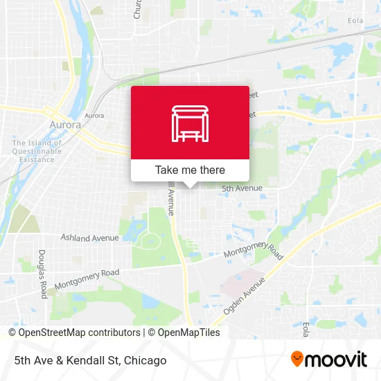 5th Ave & Kendall St map