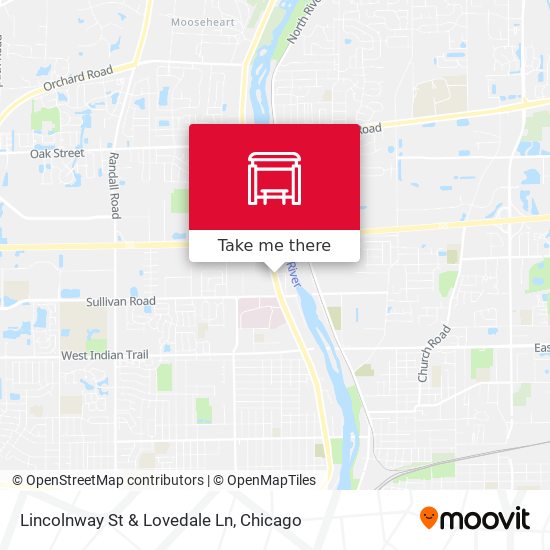 Lincolnway St & Lovedale Ln map