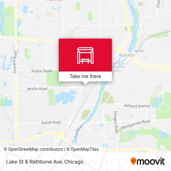Lake St & Rathbone Ave map