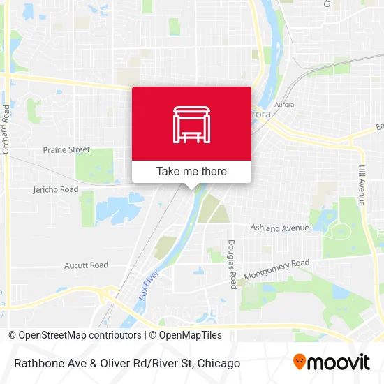 Rathbone Ave & Oliver Rd / River St map