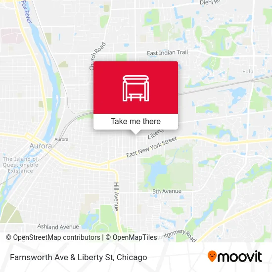 Farnsworth Ave & Liberty St map