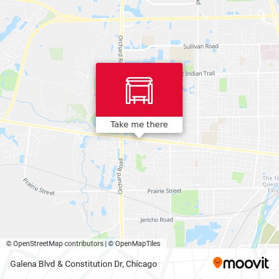 Galena Blvd & Constitution Dr map