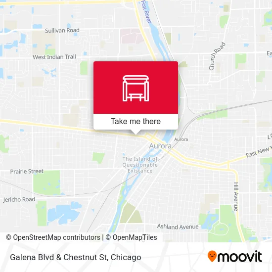 Galena Blvd & Chestnut St map