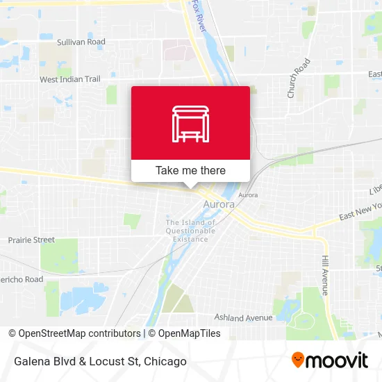 Galena Blvd & Locust St map
