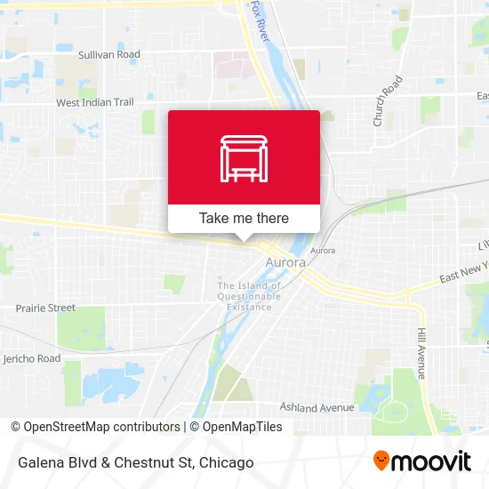 Galena Blvd & Chestnut St map
