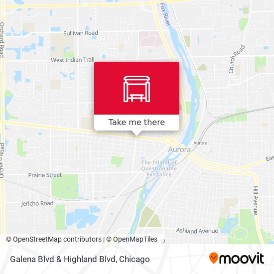 Galena Blvd & Highland Blvd map