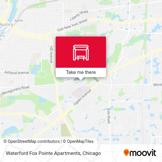 Waterford Fox Pointe Apartments map