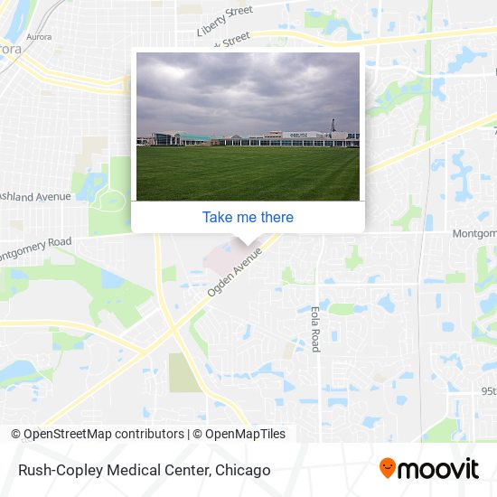 Rush-Copley Medical Center map