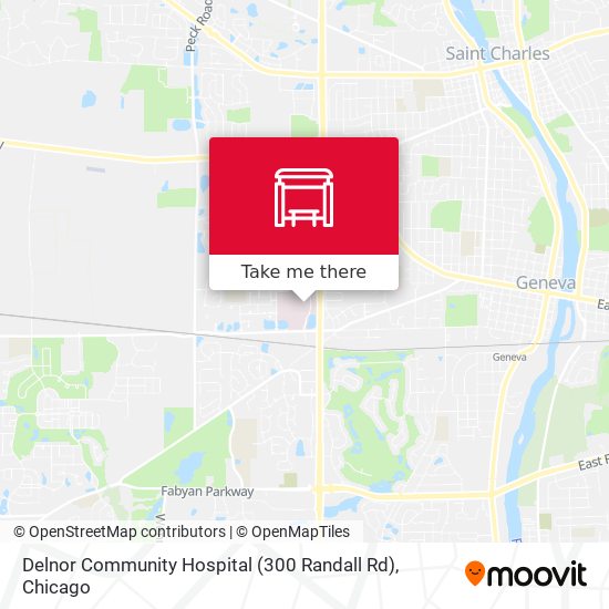 Mapa de Delnor Community Hospital (300 Randall Rd)