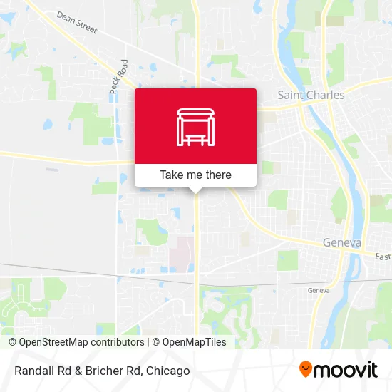 Randall Rd & Bricher Rd map