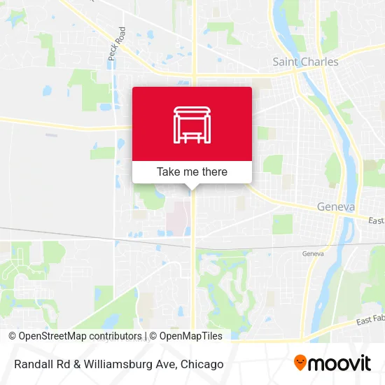 Randall Rd & Williamsburg Ave map