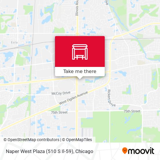 Naper West Plaza (510 S Il-59) map