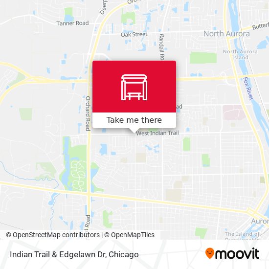 Indian Trail & Edgelawn Dr map