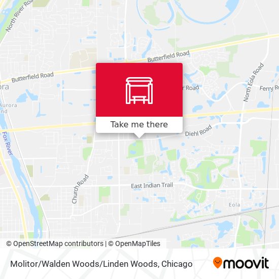 Molitor / Walden Woods / Linden Woods map