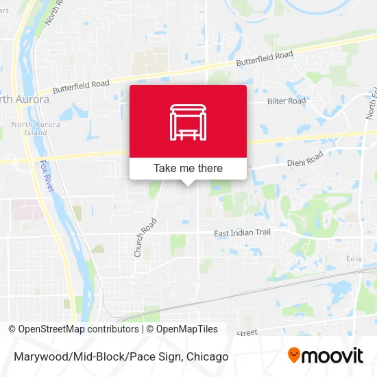 Marywood/Mid-Block/Pace Sign map