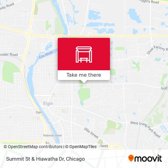 Summit St & Hiawatha Dr map