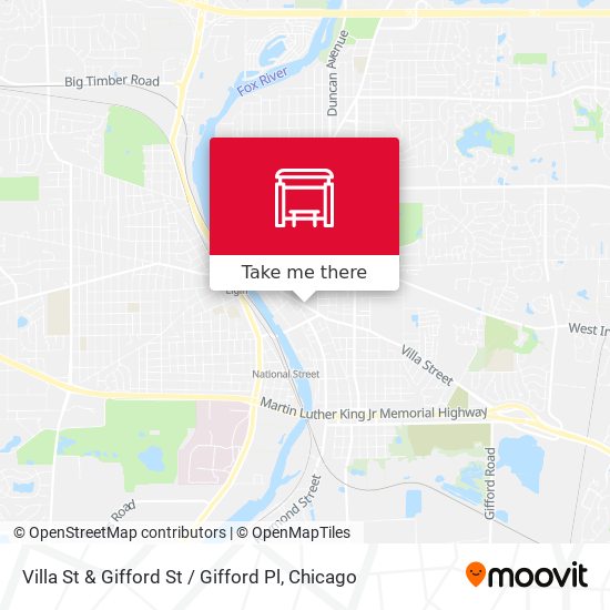 Mapa de Villa St & Gifford St / Gifford Pl
