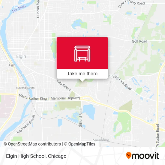 Elgin High School map