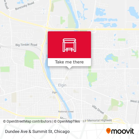 Dundee Ave & Summit St map