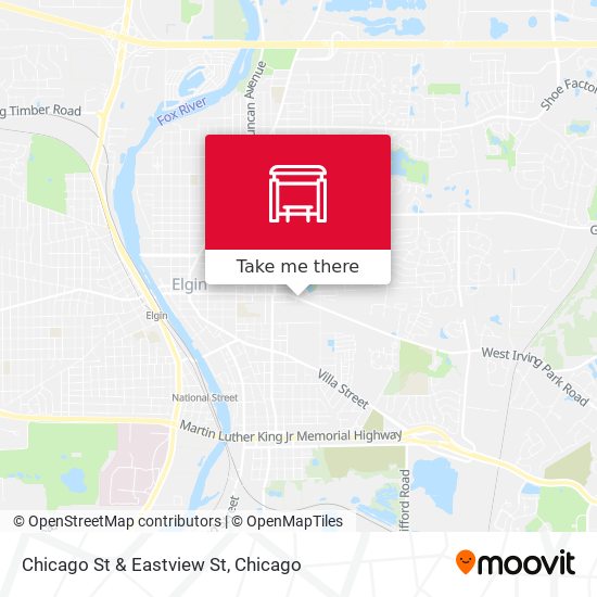 Mapa de Chicago St & Eastview St
