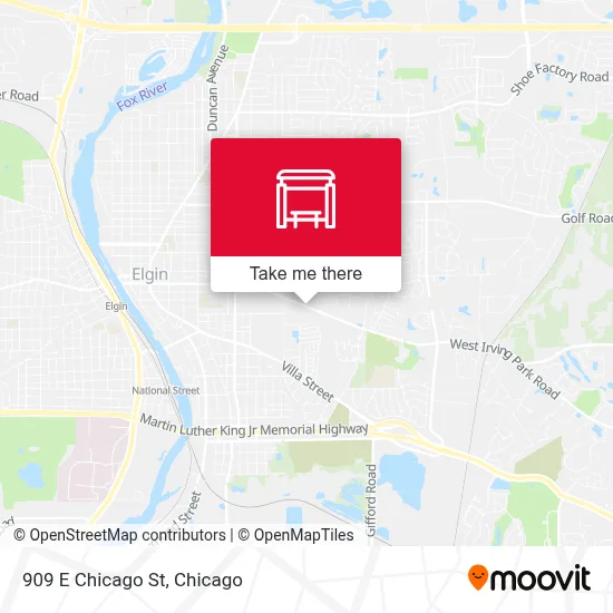 909 E Chicago St map