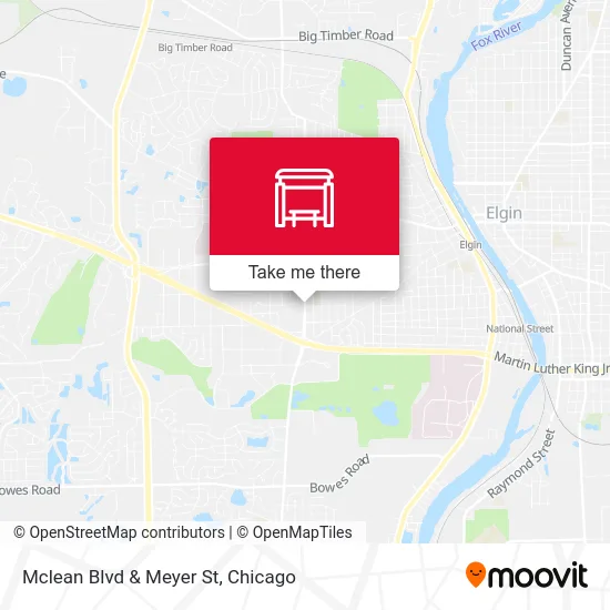 Mclean Blvd & Meyer St map