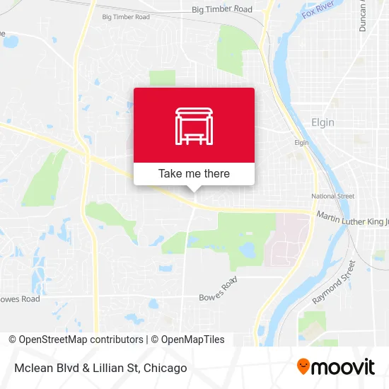 Mclean Blvd & Lillian St map