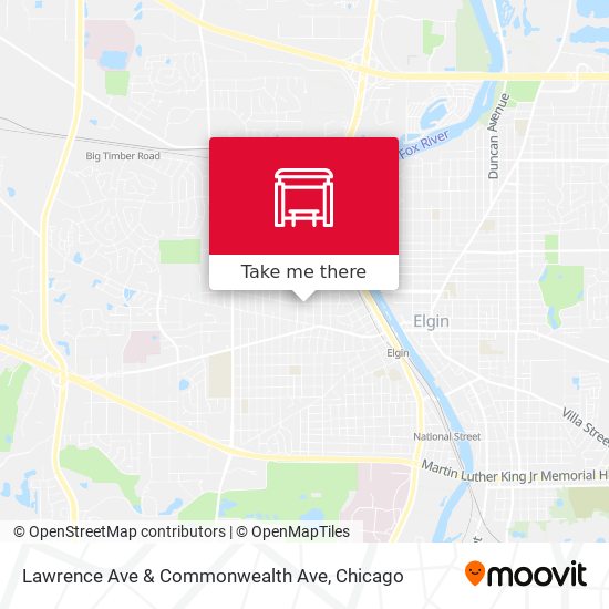 Mapa de Lawrence Ave & Commonwealth Ave
