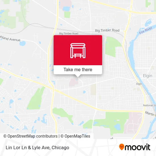 Lin Lor Ln & Lyle Ave map