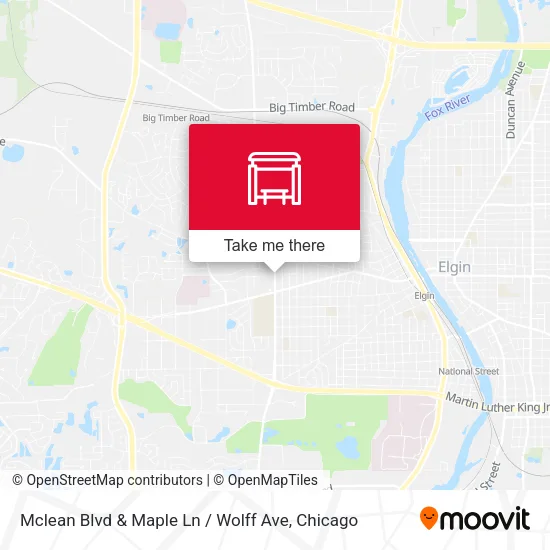 Mclean Blvd & Maple Ln / Wolff Ave map